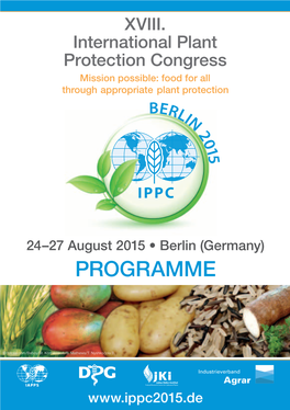 XVIII. International Plant Protection Congress
