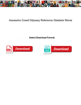 Assassins Creed Odyssey Reference Gladiator Movie