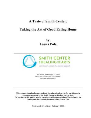 A Taste of Smith Center Booklet 4Th Webedition Updated