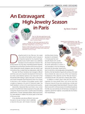 An Extravagant High-Jewelry Season in Paris
