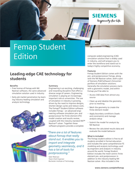 Femap Student Edition