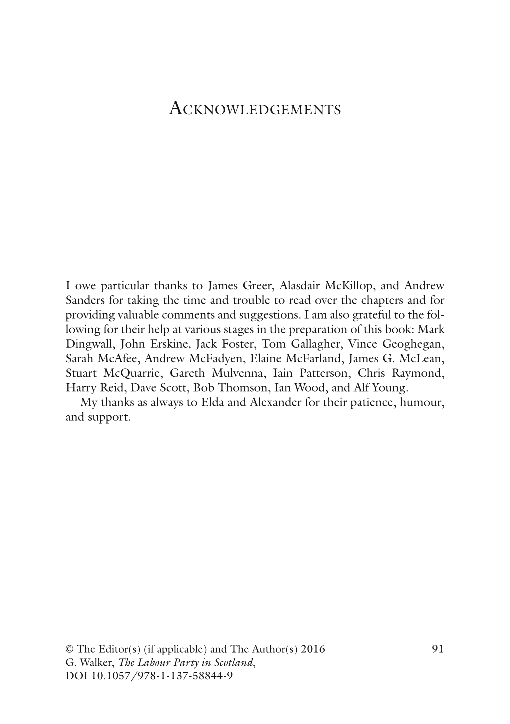 Acknowledgements