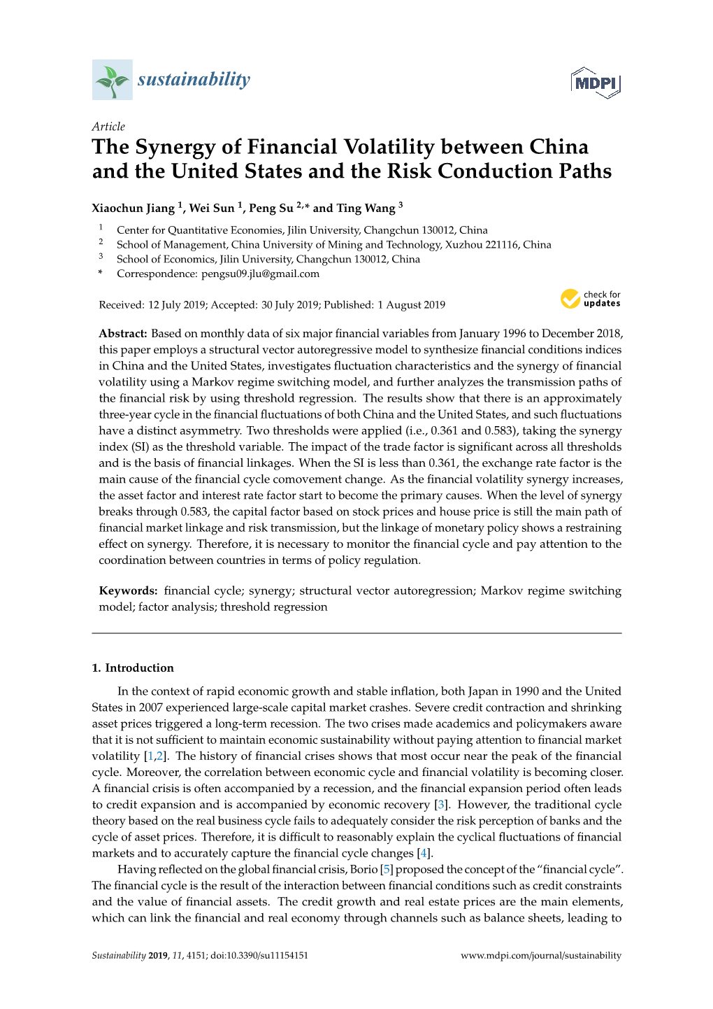 The Synergy of Financial Volatility Between China and the United States and the Risk Conduction Paths