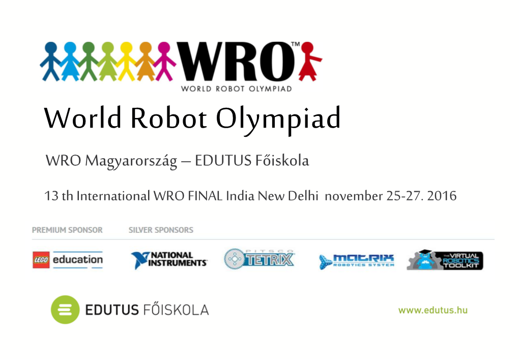 World Robot Olympiad