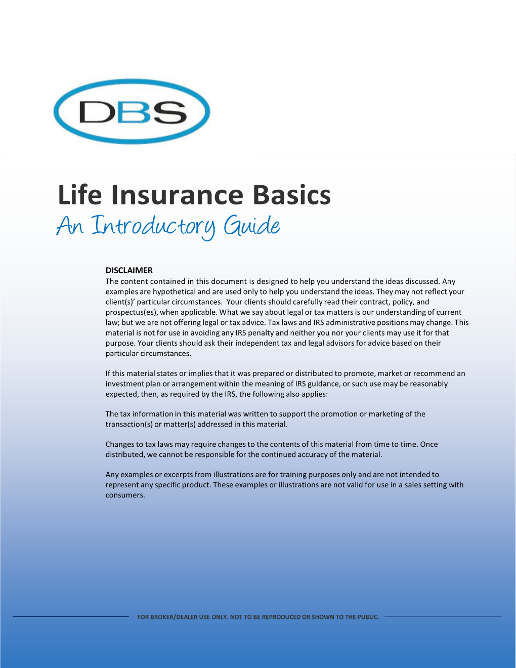 Life Insurance Basics an Introductory Guide