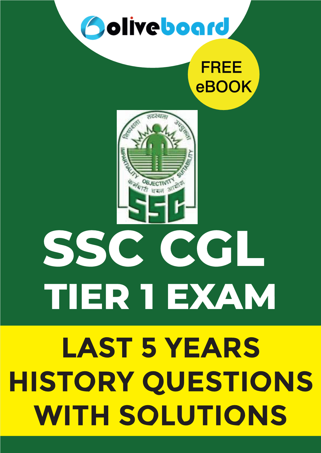 E Book SSC CGL Tier 1 Exam Last 5 Years History Questions