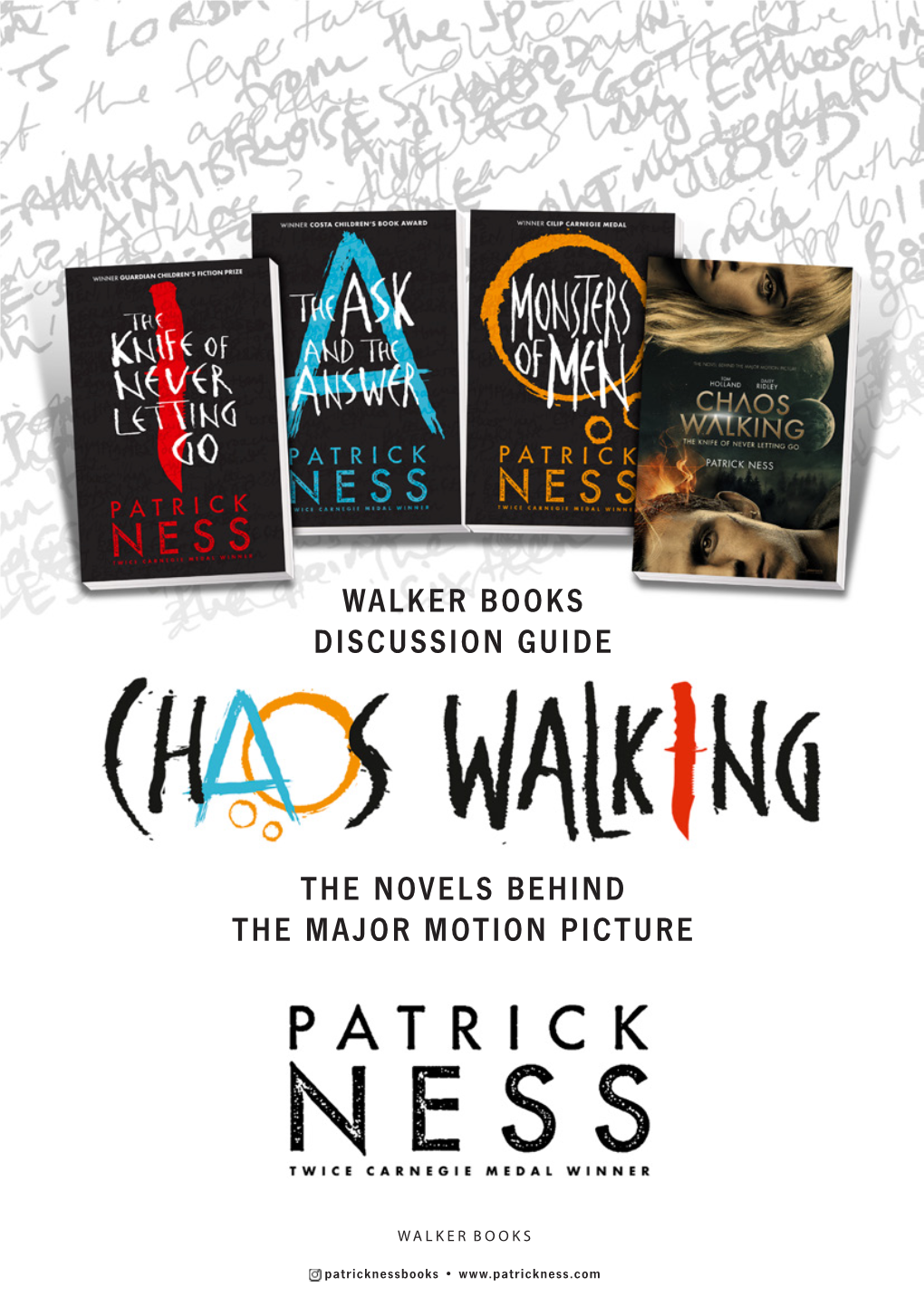 Chaos Walking Patrick Ness TWICE CARNEGIE WINNER