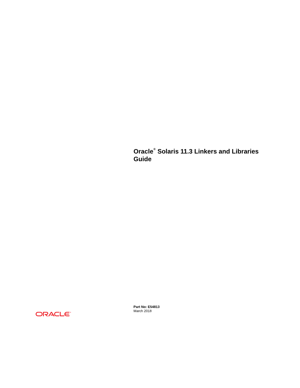 Oracle® Solaris 11.3 Linkers and Libraries Guide