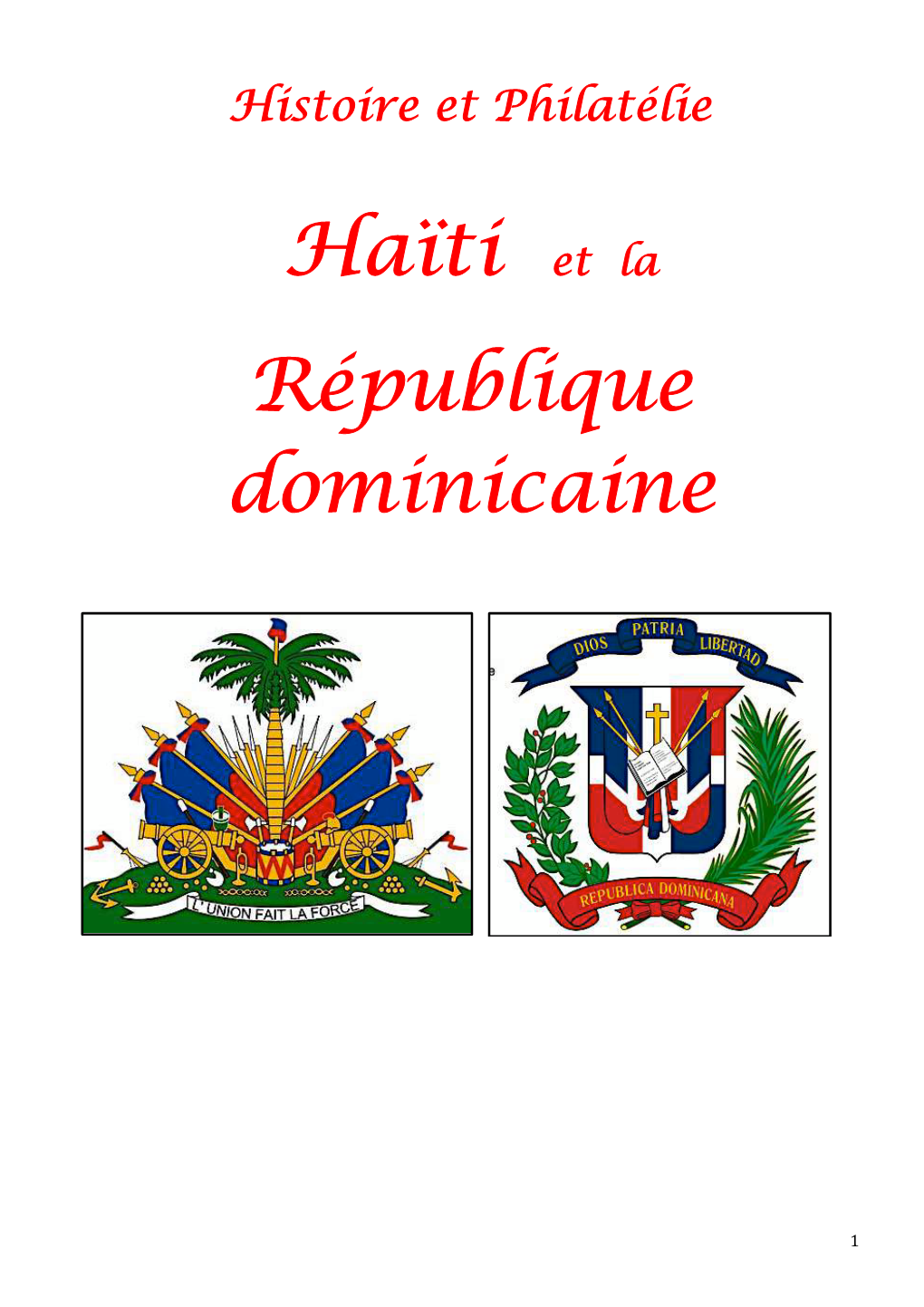 Haïti Et La République Dominicaine