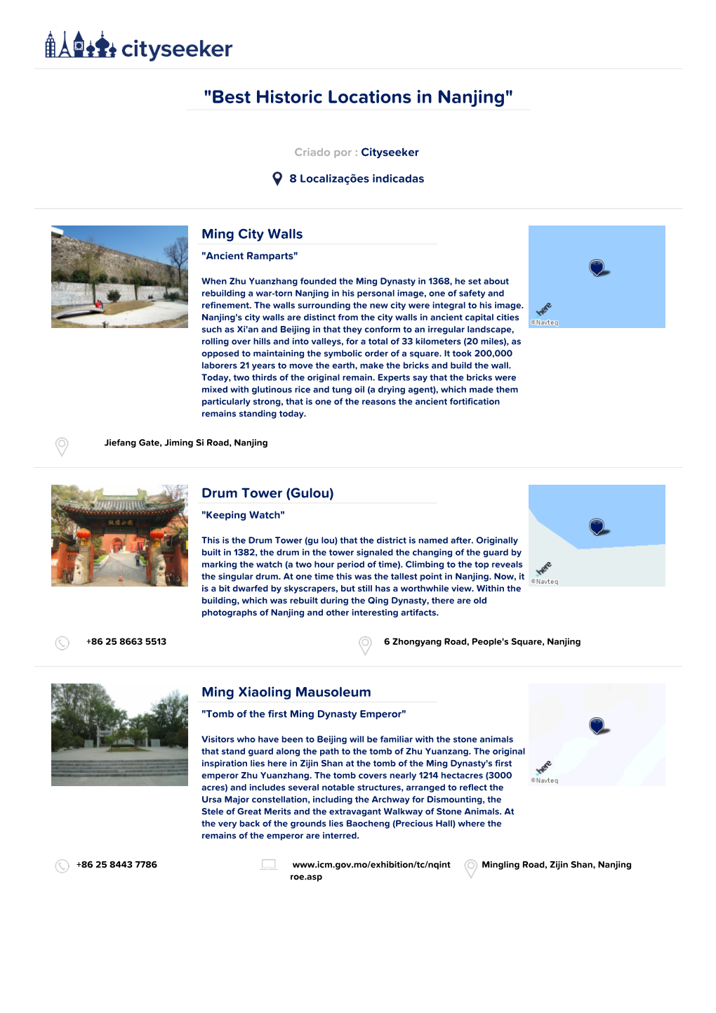 Best Historic Locations in Nanjing"