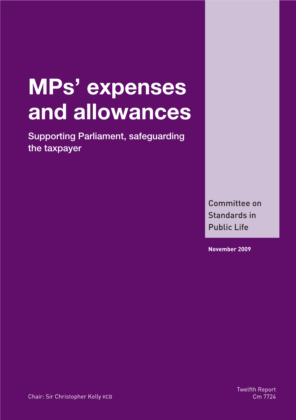 Mps' Expenses and Allowances