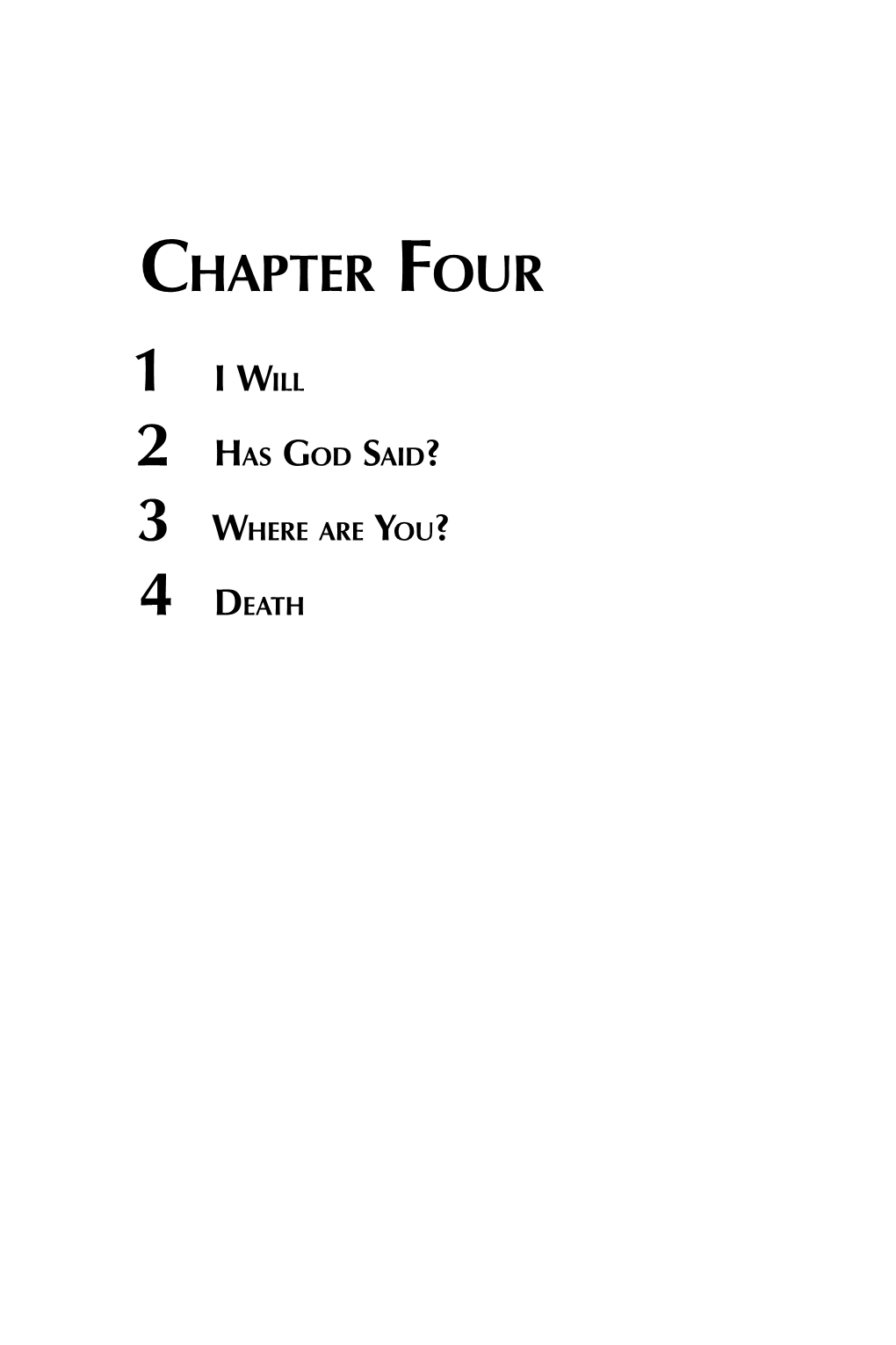 Chapter Four