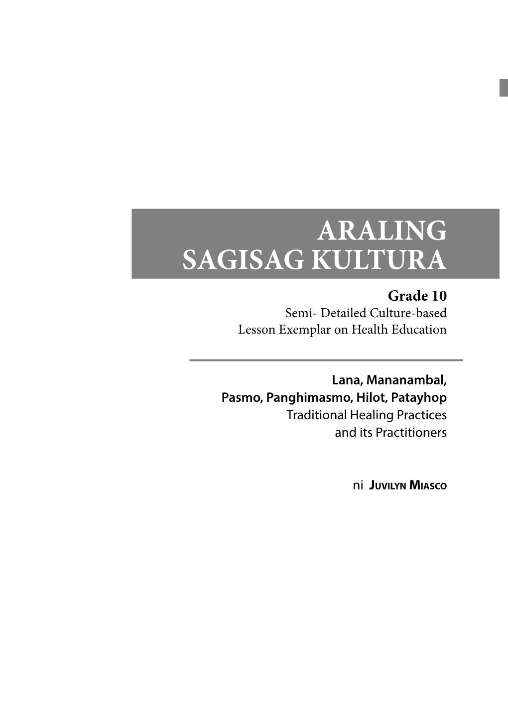 Revised Araling Sagisag Kultura Oct 27.Indd