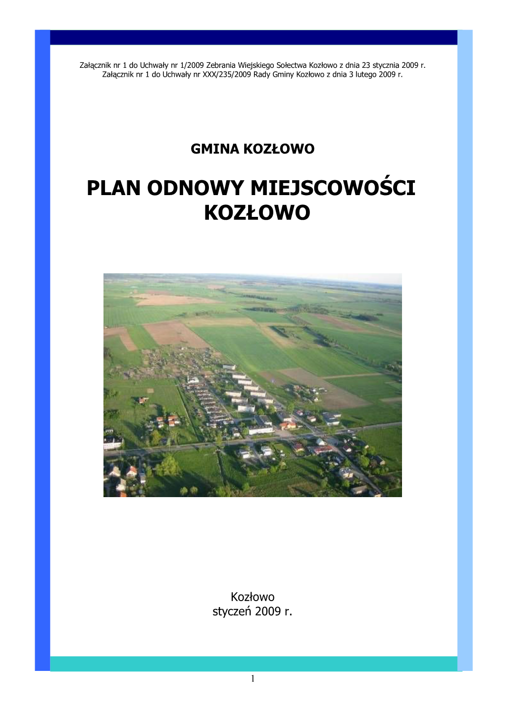 Plan Odnowy Miejscowości Kozłowo