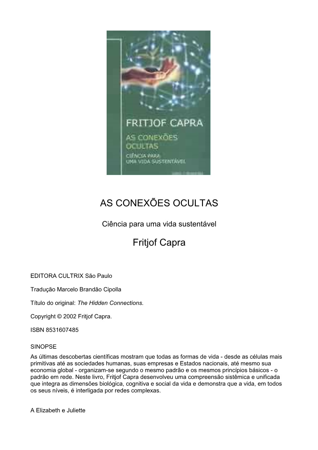 As Conexoes Ocultas-Fritjof Capra