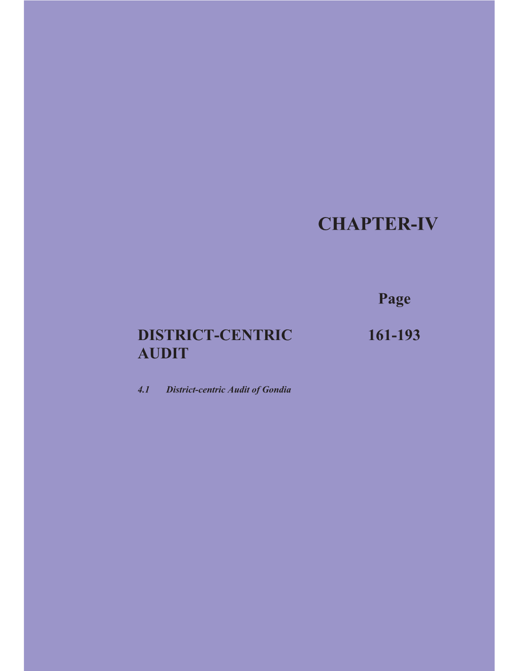 Egap DISTRICT-CENTRIC 161-193 AUDIT