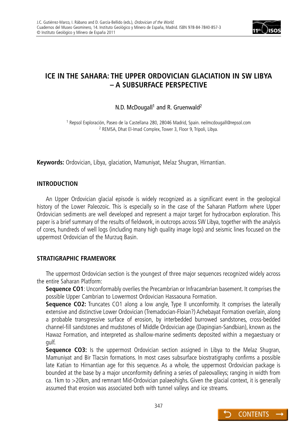 The Upper Ordovician Glaciation in Sw Libya – a Subsurface Perspective