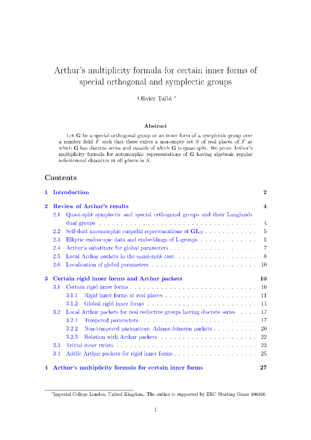 Arthur's Multiplicity Formula for Certain Inner Forms of Special Orthogonal and Symplectic Groups