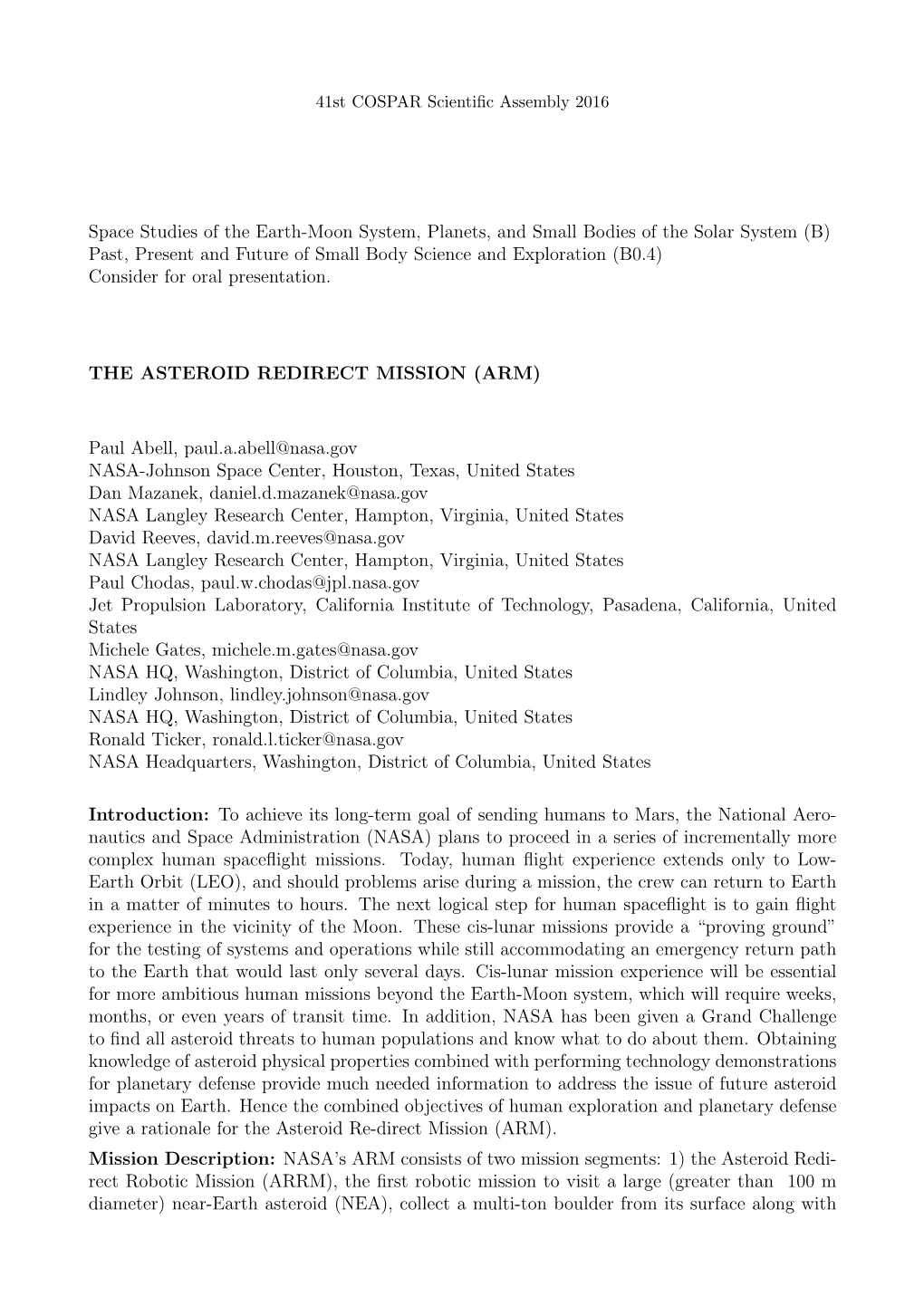 Space Studies of the Earth-Moon System, Planets, and Small Bodies of the Solar System