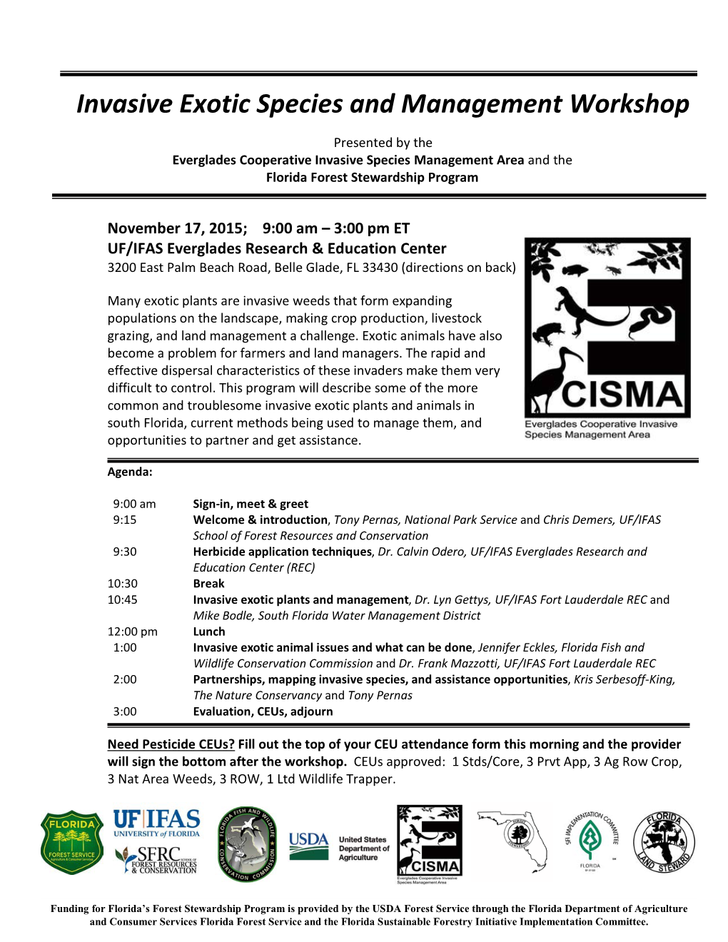 Forest Stewardship Workshop