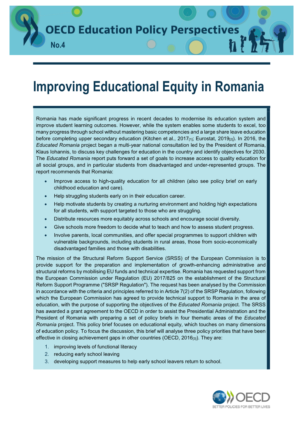 Improving Educational Equity in Romania