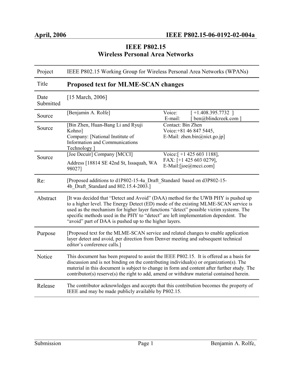 Proposed Text For MLME-SCAN Changes