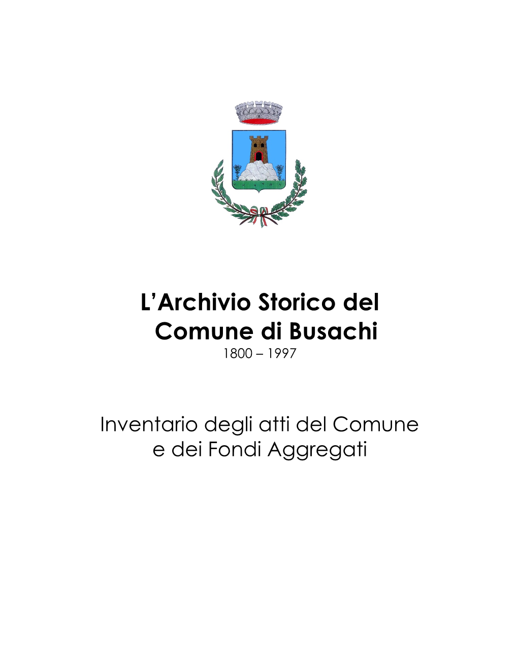 Inventario Archivio Storico Busachi Corretto