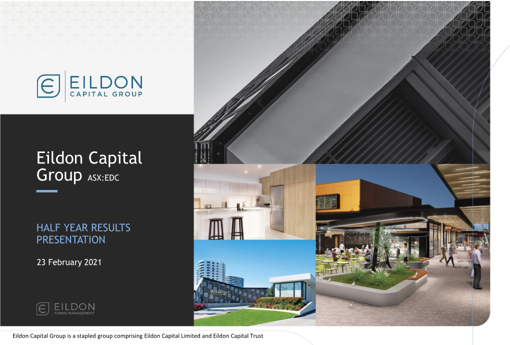 Eildon Capital Group ASX:EDC