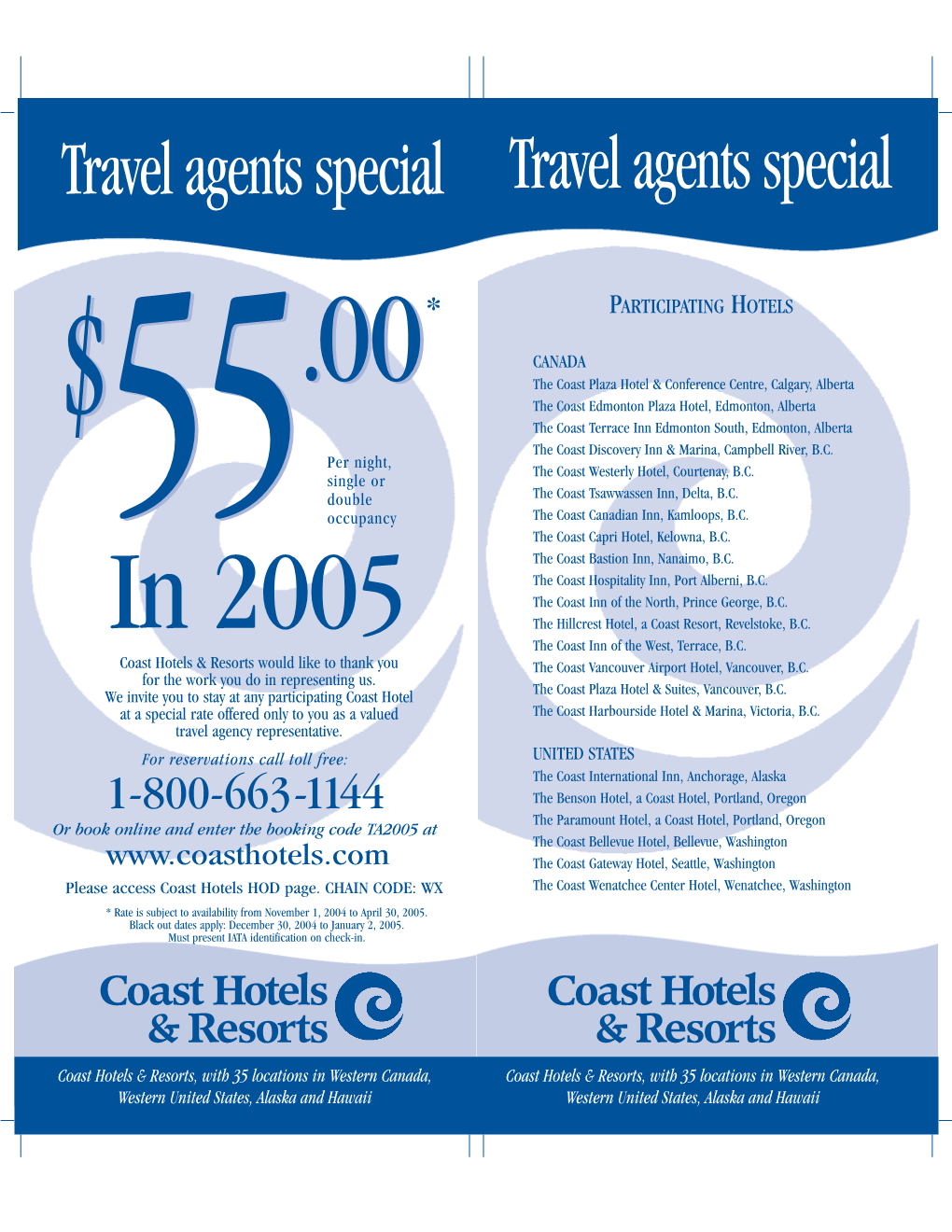 Travel Agents Special Travel Agents Special