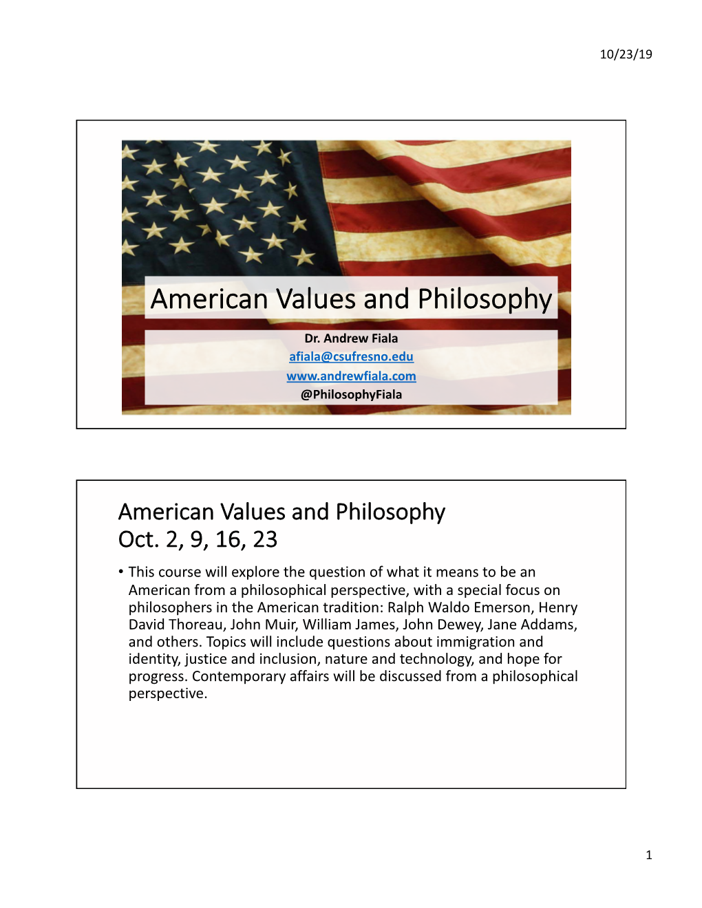 Fiala American Philosophy Fall 2019.4