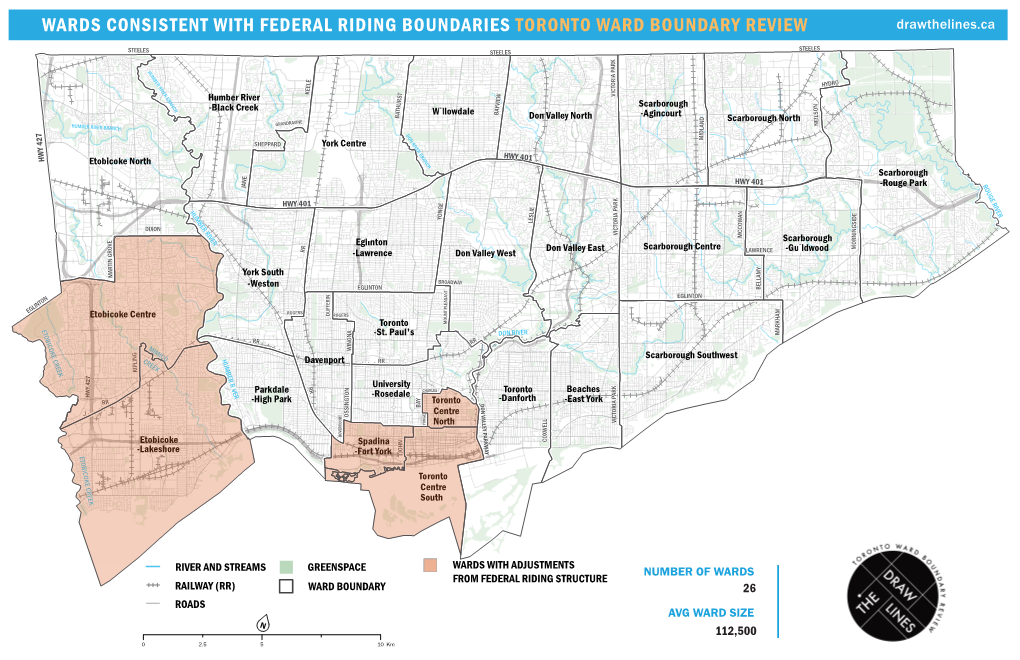 Toronto Ward Boundary Review-Existing Wards