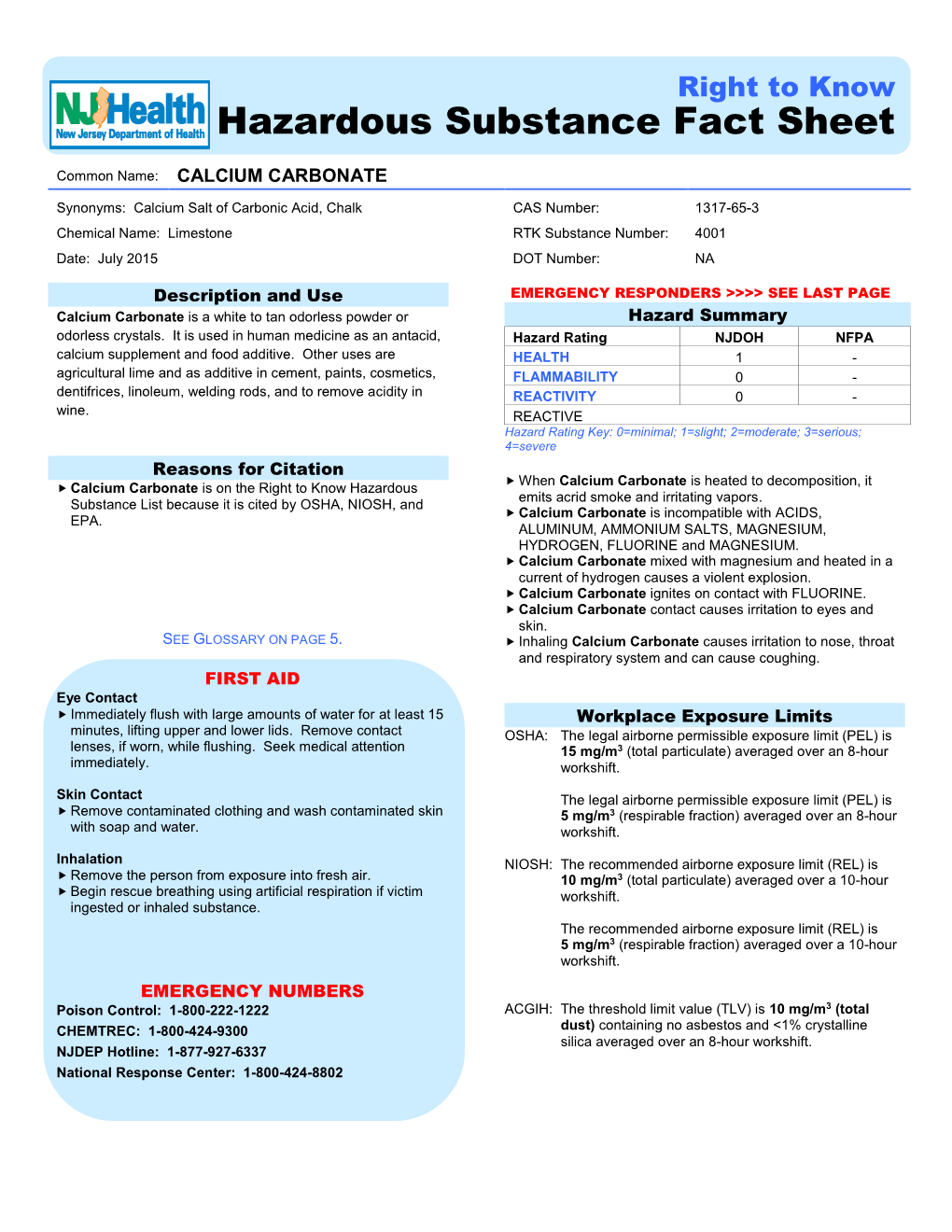 Calcium Carbonate