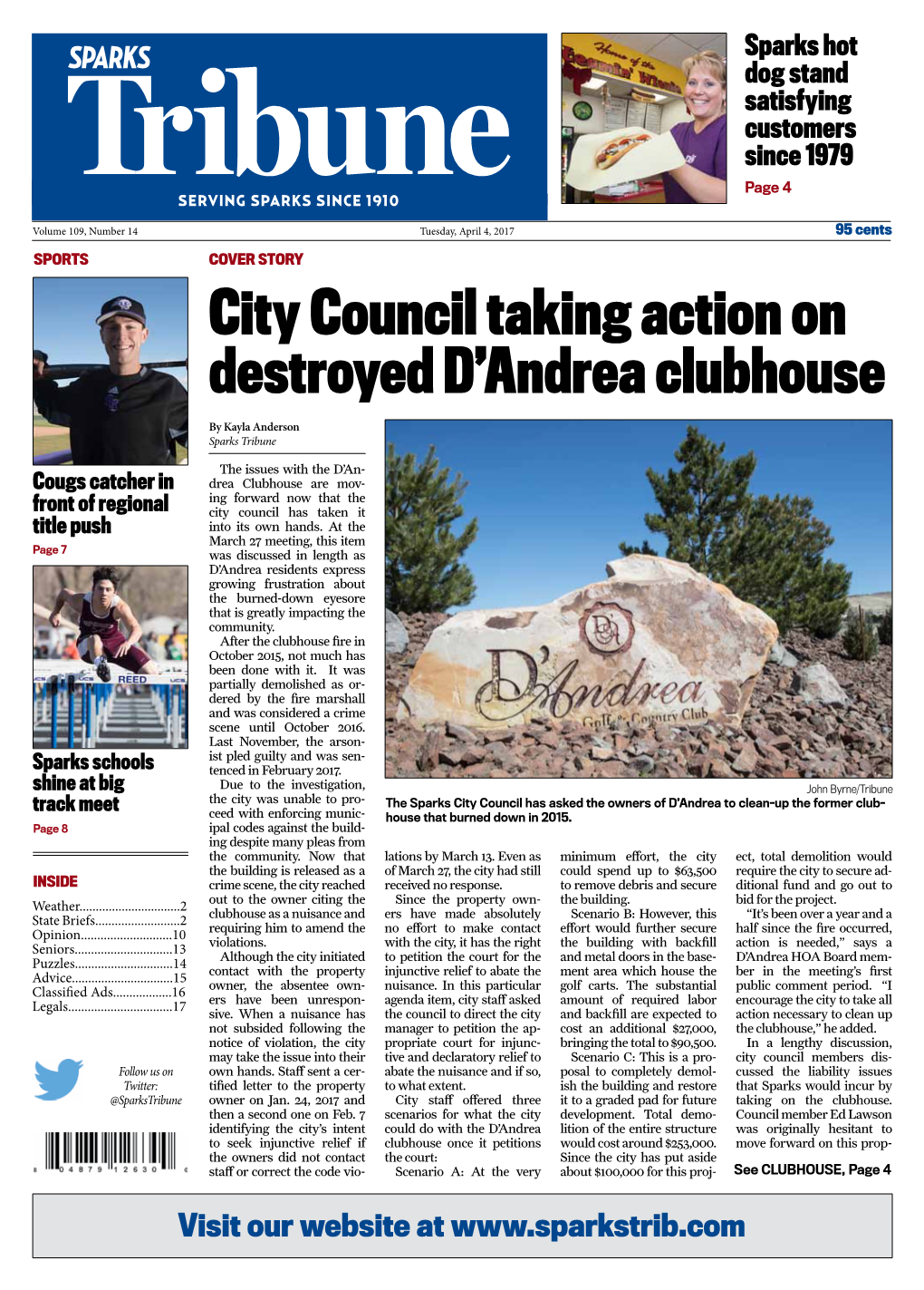 City Council Taking Action on Destroyed D'andrea Clubhouse