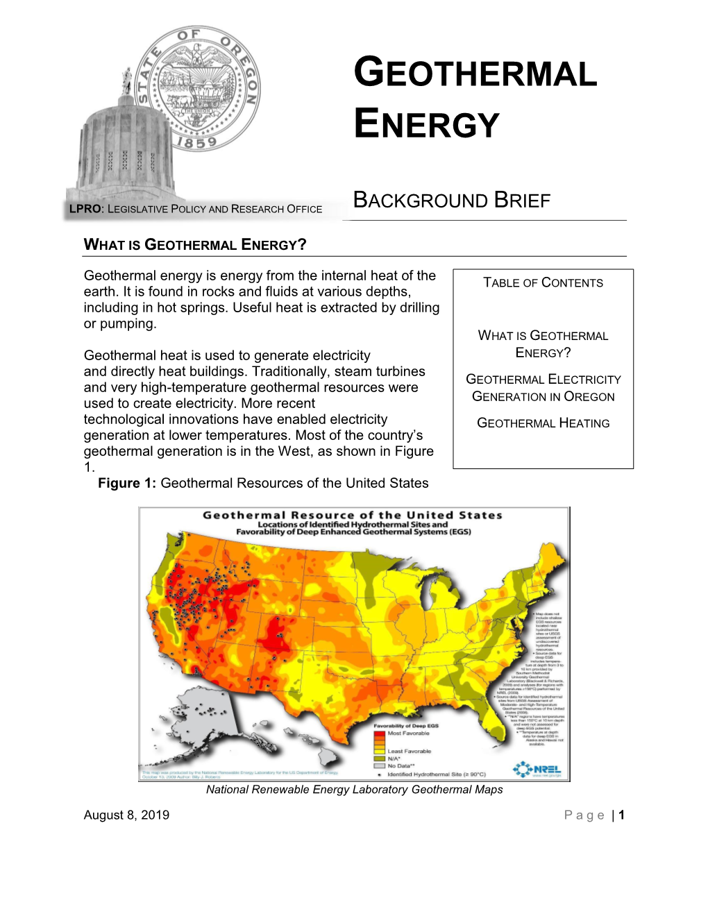 Geothermal Energy