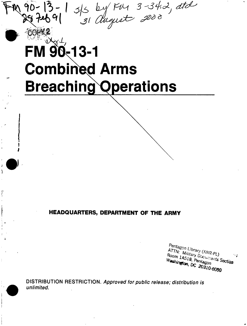 9 » Combined Arms Breaching^Qperations