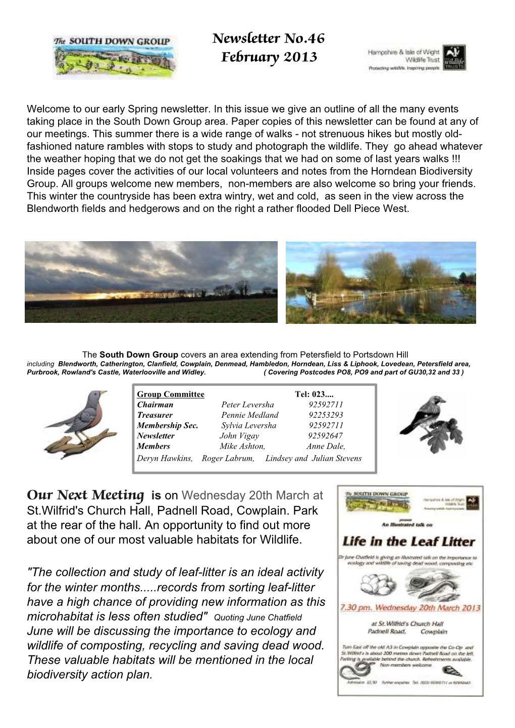 Newsletter No.46 February 2013