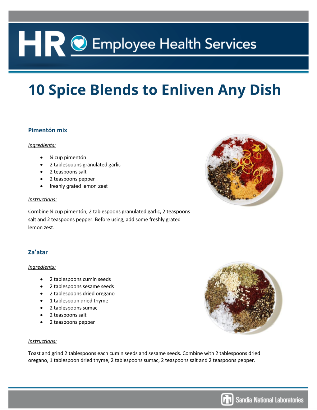 10 Spice Blends to Enliven Any Dish