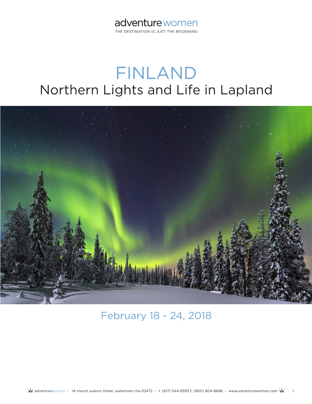 Finland Adventure Travel Trip