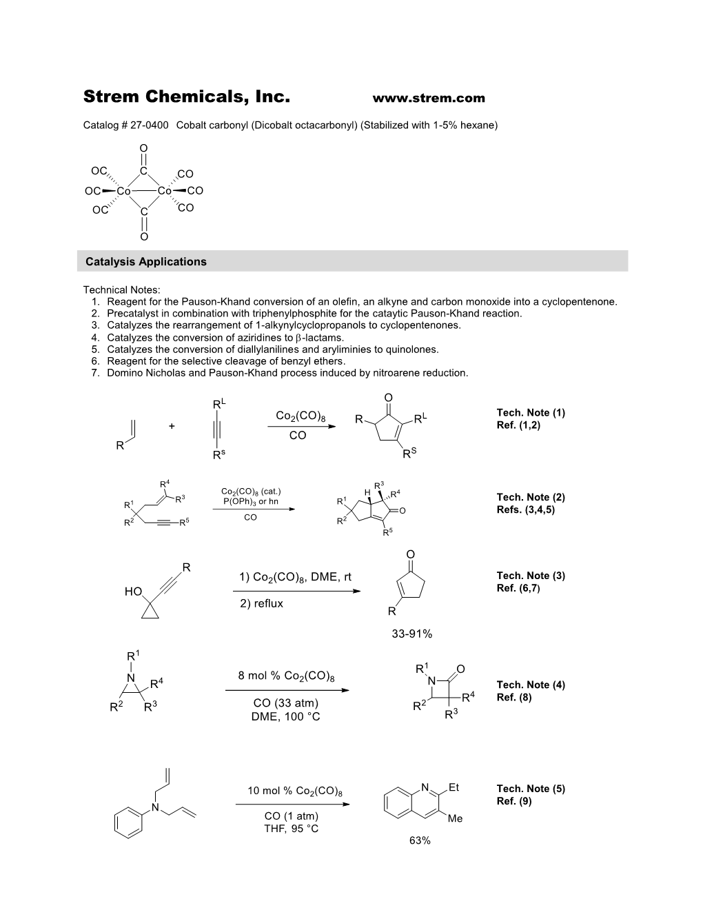 Technical Notes: 1