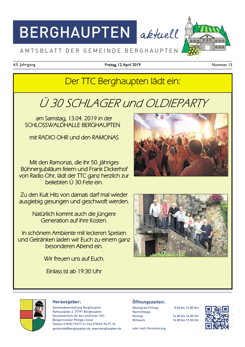 Zum Amtsblatt KW15 2019