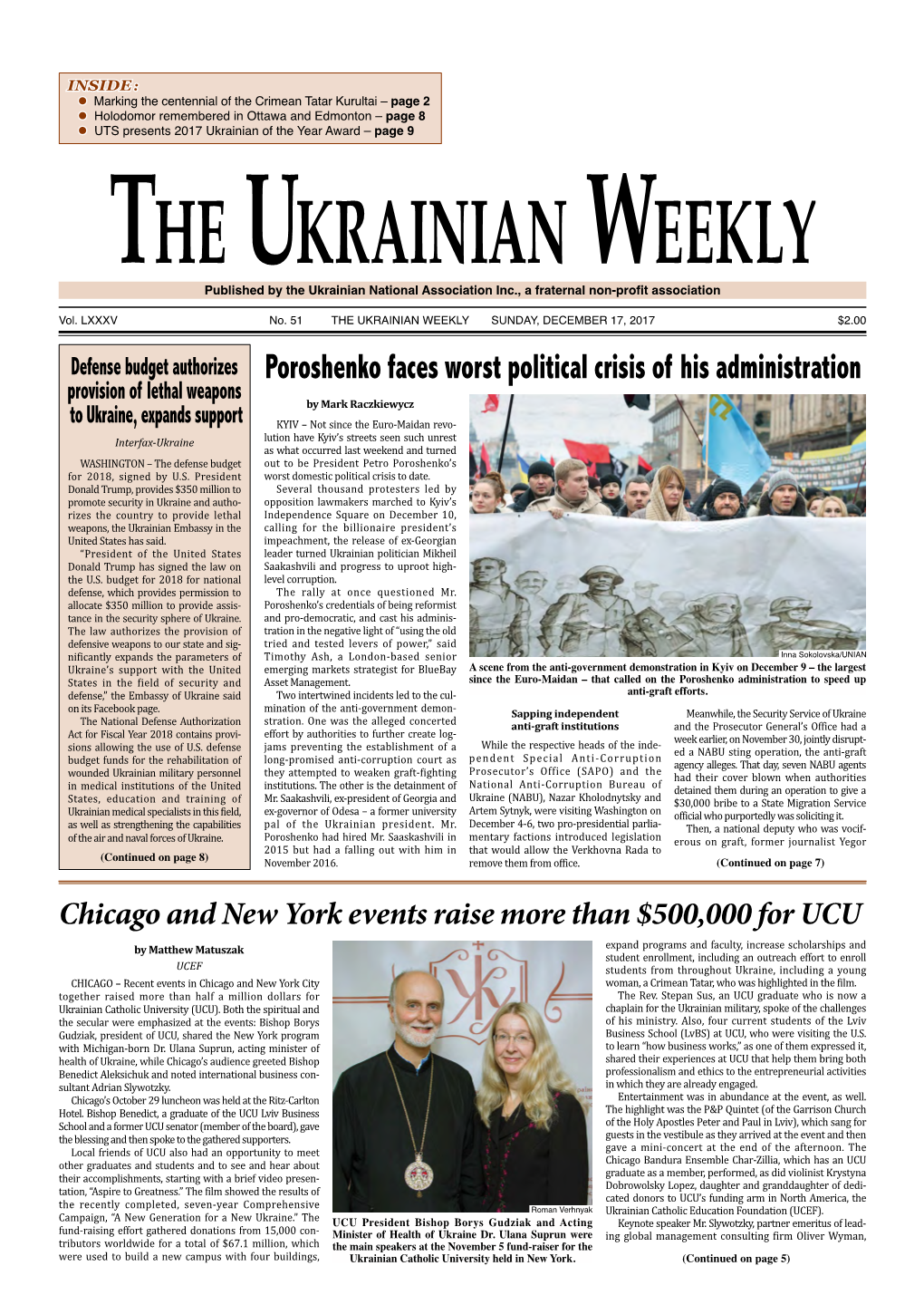 The Ukrainian Weekly, 2017