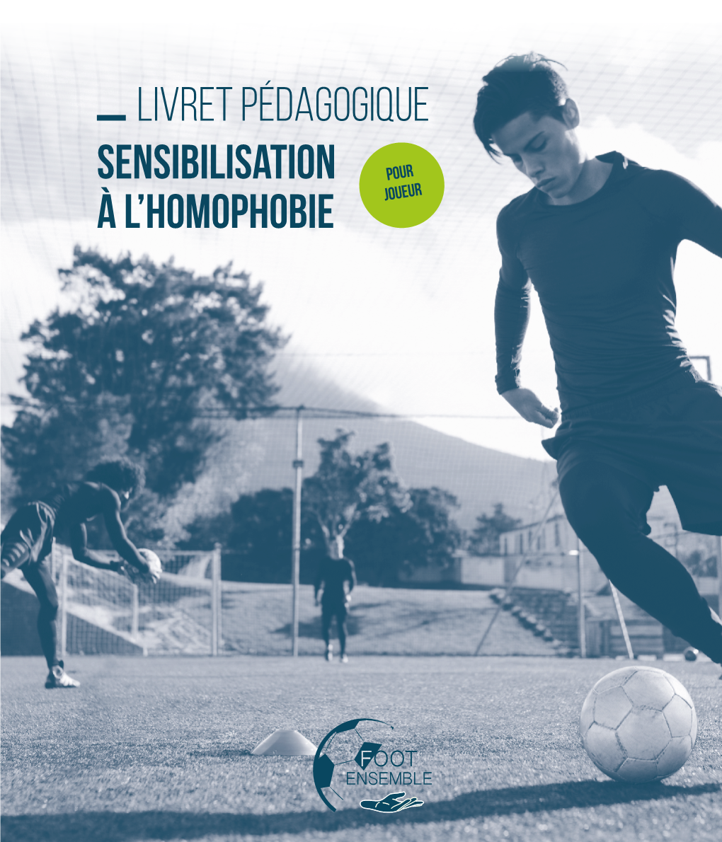 LIVRET PÉDAGOGIQUE Sensibilisation À L'homophobie