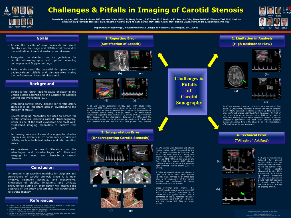 Limitations of Carotid Ultrasound