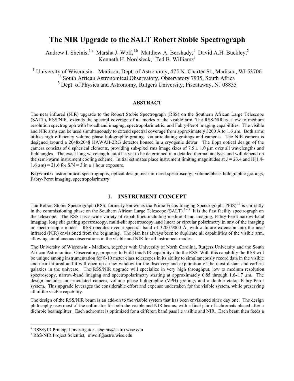 The NIR Upgrade to the SALT Robert Stobie Spectrograph