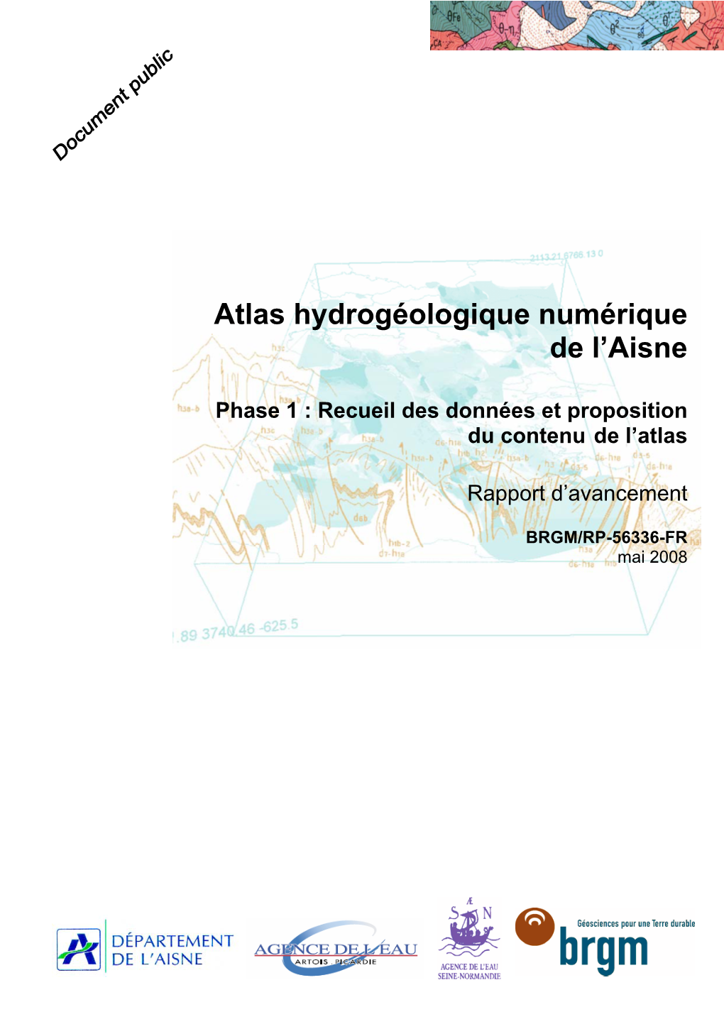 Atlas Hydrogéologique Numérique De L'aisne