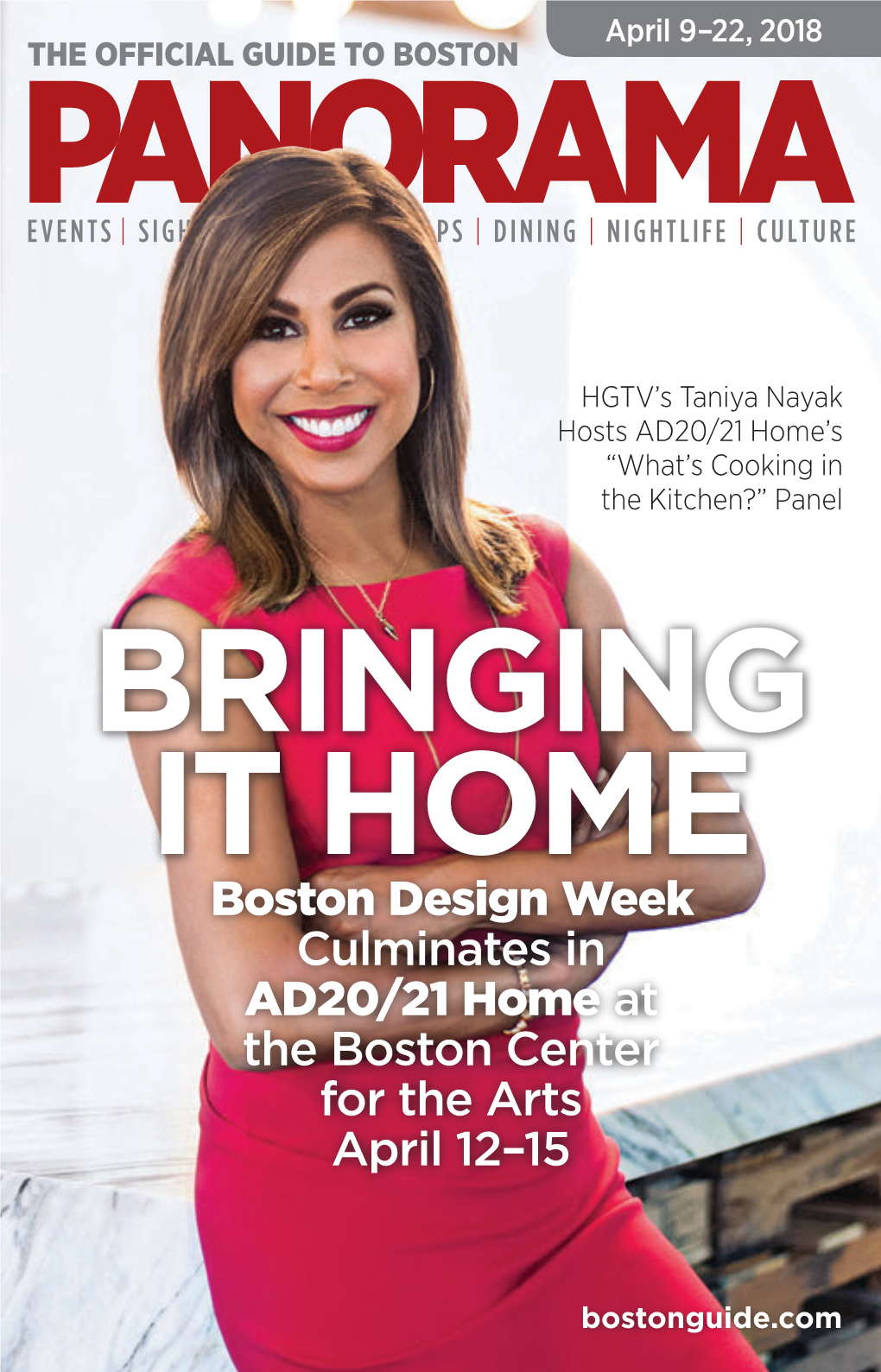 BRINGING IT HOME Boston Design Week Culminates in AD20/21 Home at the Boston Center for the Arts April 12–15