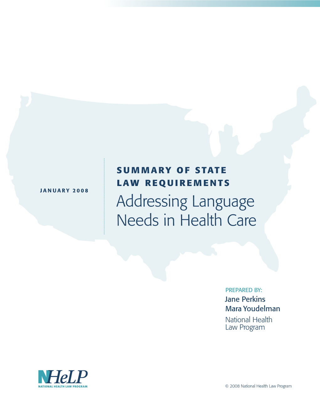 Addressing Language Needs in Health Care