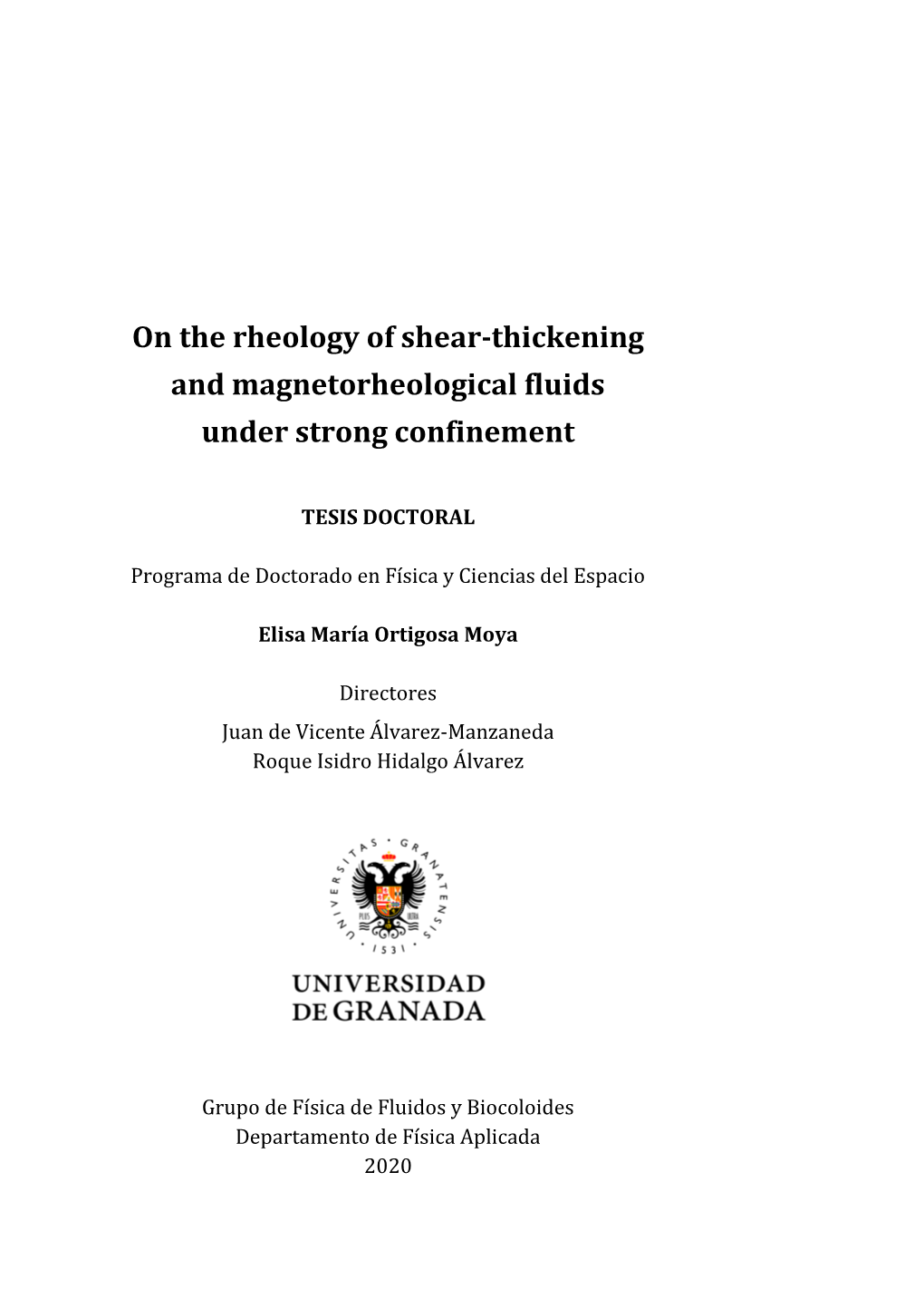 On the Rheology of Shear-Thickening and Magnetorheological Fluids Under Strong Confinement