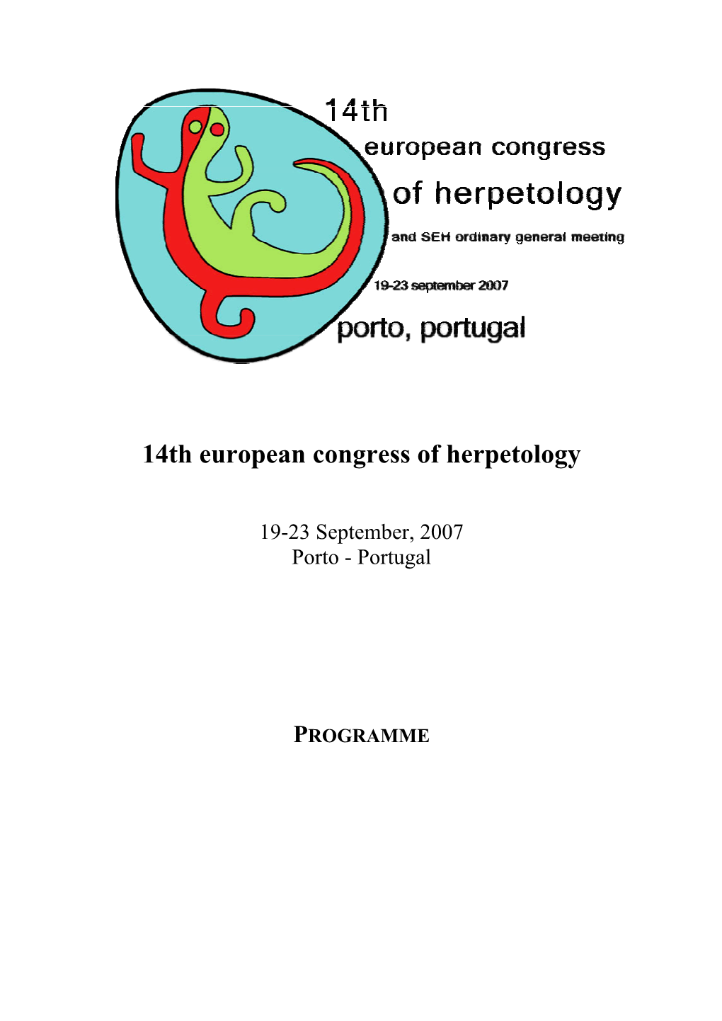 14Th European Congress of Herpetology