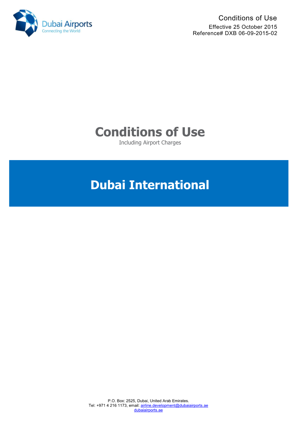 Dubai International Airport (DXB) Is Designated As IATA Level 3 – Slot Coordinated